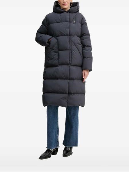  Blauer Hooded Padded Coat - Blue 