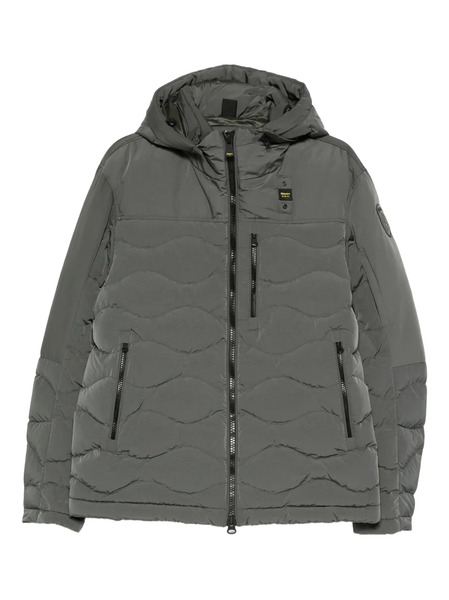  Blauer Hooded Quilted Jacket - Green 