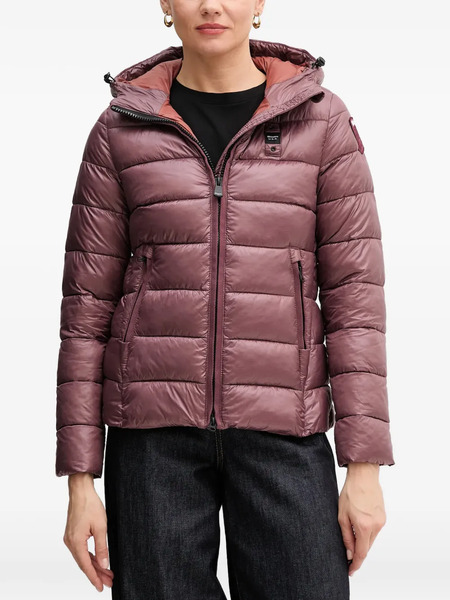  Blauer Hooded Quilted Jacket - Purple 