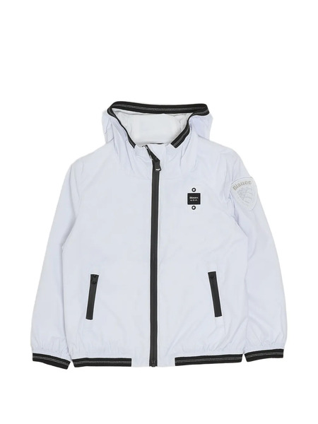  Blauer Hooded Zip-up Jacket - White 