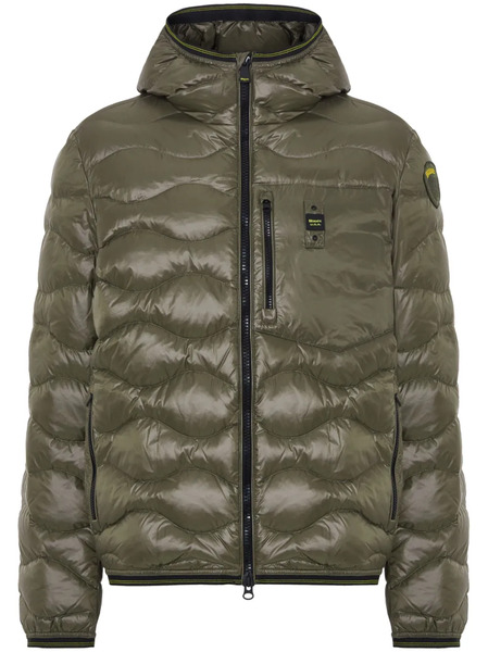  Blauer Logo-patch Padded Jacket - Green 