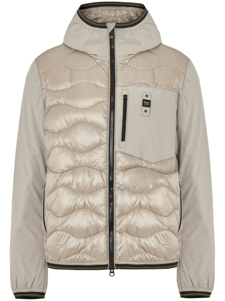  Blauer Logo-patch Padded Jacket - Neutrals 
