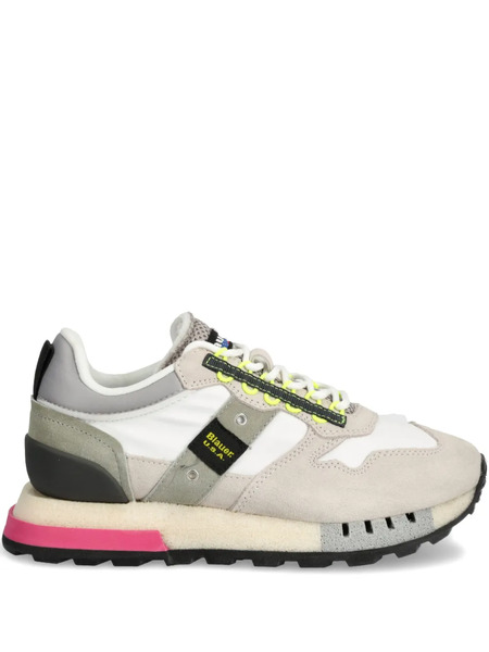  Blauer Panelled Sneakers - Neutrals 
