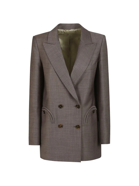  Blazé Milano Aile Double-breasted Blazer - Brown 