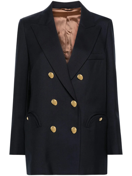  Blazé Milano Alacanara Everynight Double-breasted Blazer - Blue 