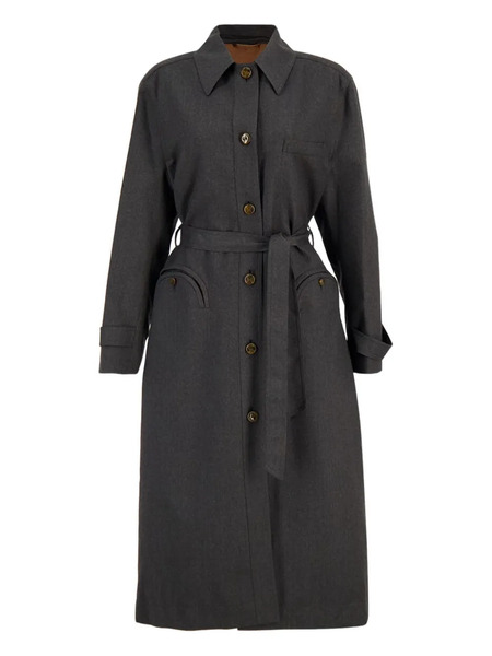  Blazé Milano Astoria Belted Trench Coat - Grey 