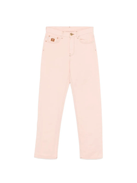  Blazé Milano Emblem Straight Jeans - Pink 