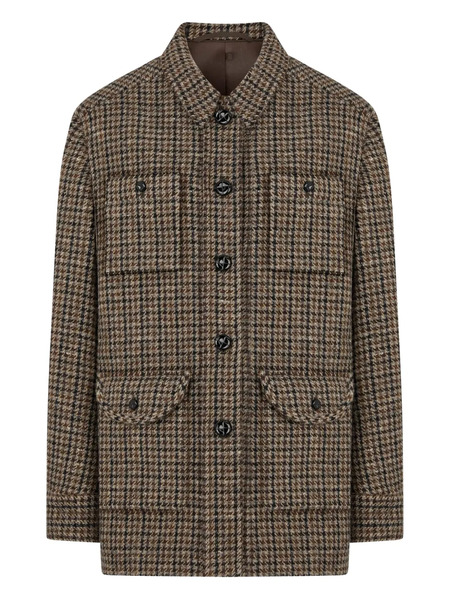  Blazé Milano Tayrona Lokai Check-pattern Jacket - Brown 
