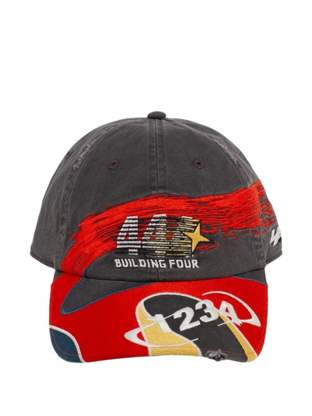  Bldg4 The Fours Twill Cap - Grey 