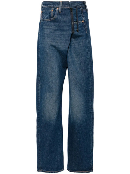  Bless X Levi's Zip-detail Cotton Jeans - Blue 