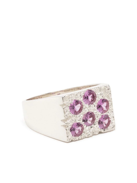  Bleue Burnham The Rose Garden Ring - Silver 