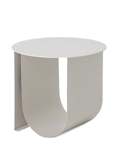  Bloomingville Cher Round Nature Side Table - White 