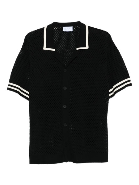  Blue Sky Inn Button-front Knitted Shirt - Black 