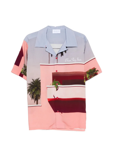  Blue Sky Inn Printed Shirt - Pink 