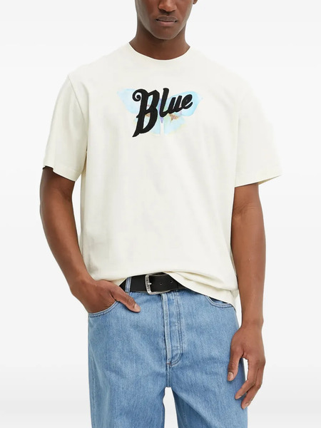  Bluemarble Butterfly-print T-shirt - Neutrals 