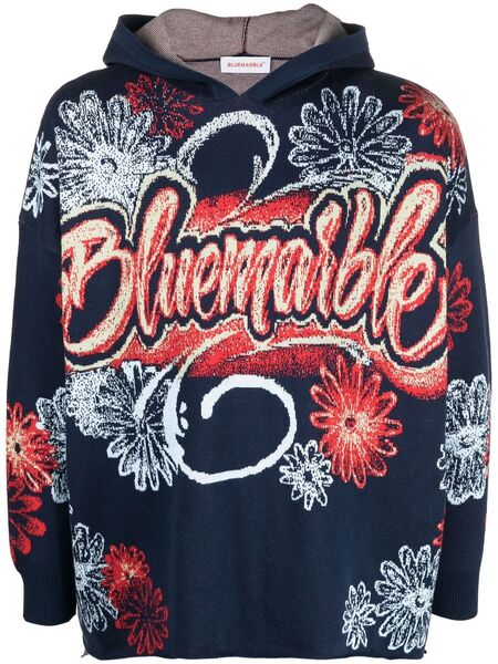  Bluemarble Graphic-print Hoodie 