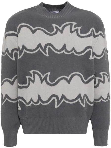  Bluemarble Jacquard-knitted Jumper - Grey 