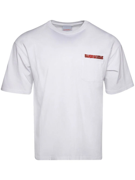  Bluemarble Short-sleeve Cotton T-shirt - White 