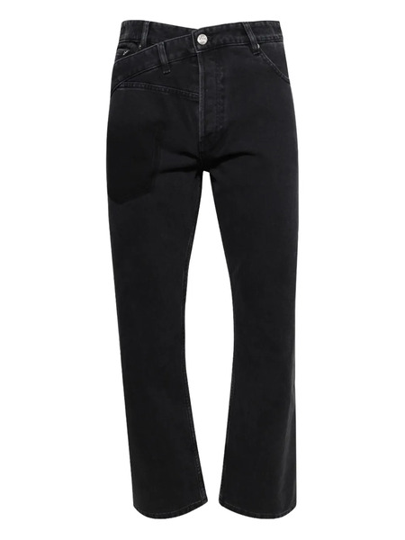  Bluemarble Twisted Seam Trompe L'oeil Jeans - Black 