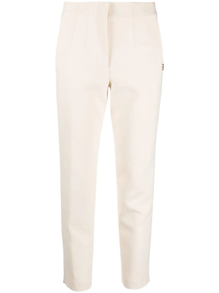  Blugirl Cropped Tapered Trousers - Neutrals 