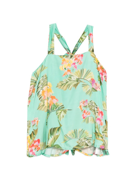  Blugirl Floral-print Top - Green 