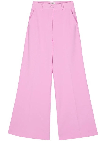  Blugirl Pressed-crease Palazzo Pants - Pink 