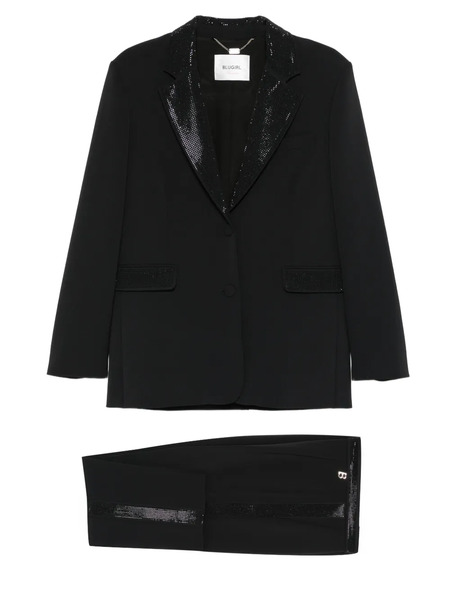  Blugirl Sequin-embellished Suit - Black 