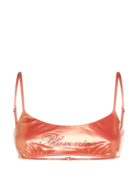  Blumarine Adjustable-strap Bikini Top - Orange 