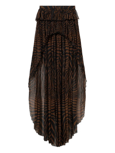  Blumarine Asymmetrical Skirt - Brown 