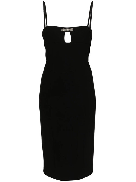  Blumarine Bow-embellished Midi Dress - Black 