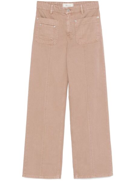  Blumarine Canvas Jeans - Brown 
