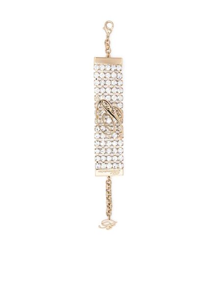  Blumarine Crystal-embellished Bracelet - Gold 