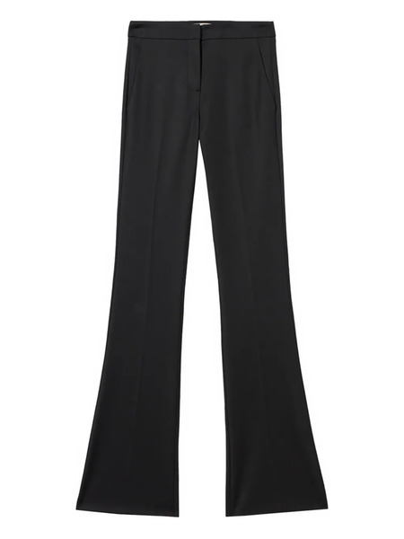  Blumarine Diagonal-weave Trousers - Black 