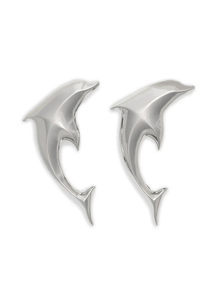  Blumarine Dolphin Ear Cuffs - Silver 