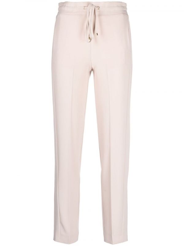  Blumarine Drawstring Slim-fit Trousers - Neutrals 