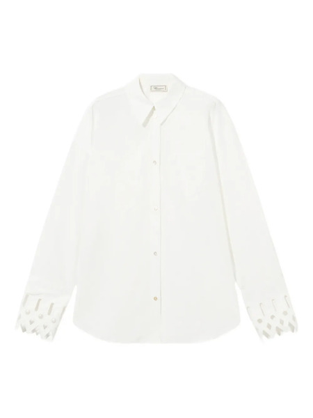  Blumarine Dropped-shoulder Shirt - White 