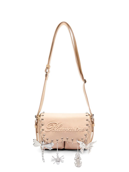  Blumarine Embellishment Shoulder Bag - Neutrals 