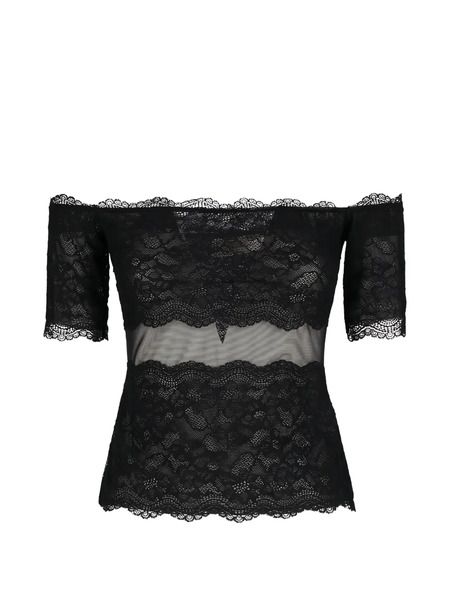  Blumarine Lace Blouse - Black 