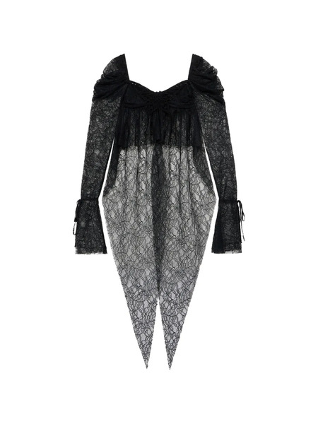  Blumarine Lace Blouse - Black 