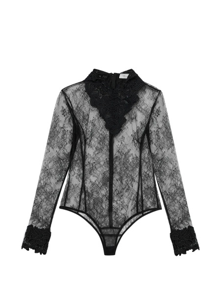  Blumarine Lace Bodysuit - Black 
