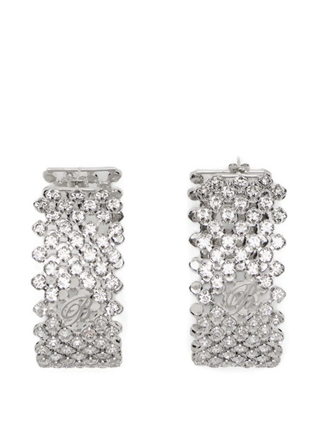  Blumarine Rhinestone-embellished Earrings - Silver 
