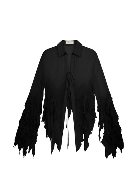  Blumarine Ruffled Shirt - Black 