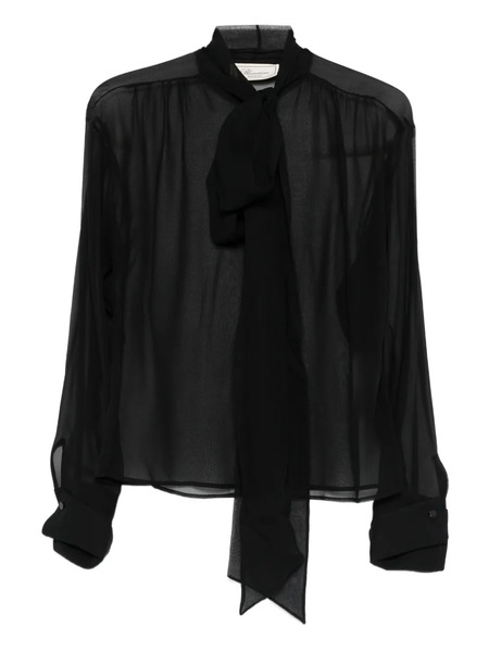 Blumarine Tie-neck Blouse - Black 