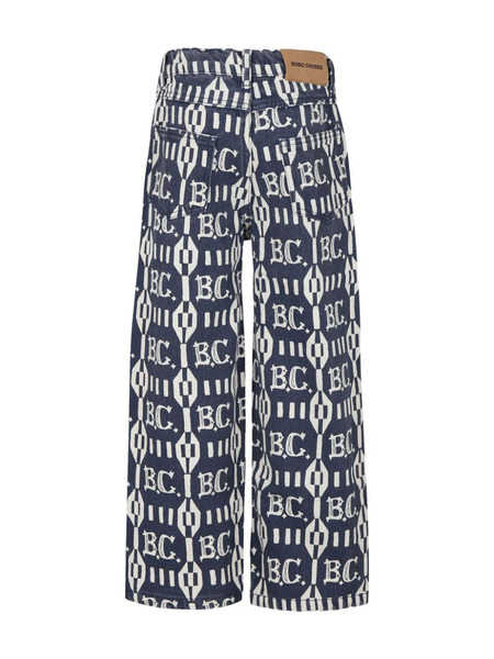  Bobo Choses All-over Logo-print Jeans - Blue 