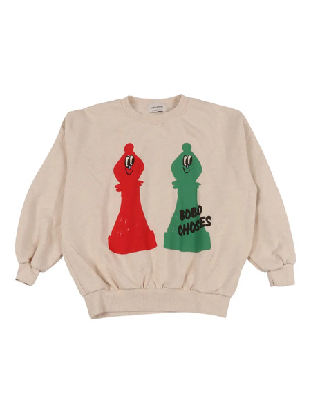  Bobo Choses Checkmate Sweatshirt - Neutrals 