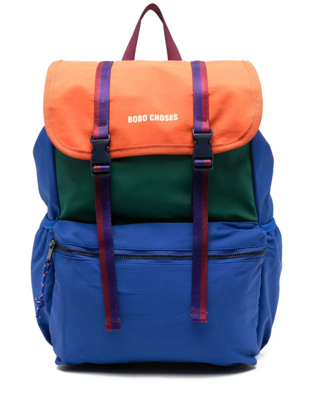  Bobo Choses Colour-block Backpack - Blue 