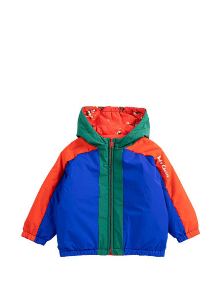  Bobo Choses Colour-block Hooded Jacket - Blue 