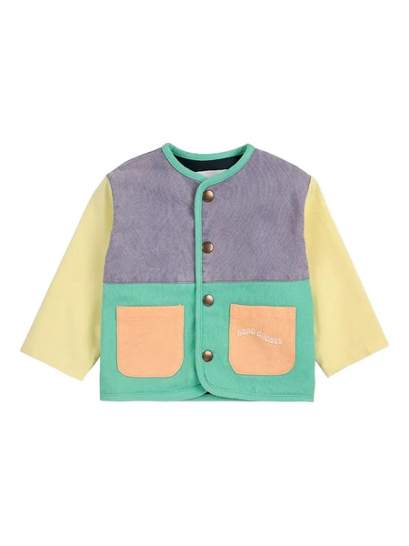  Bobo Choses Colour-block Jacket - Green 