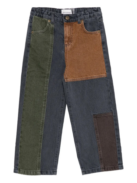 Bobo Choses Colour-block Panelled Jeans - Blue 