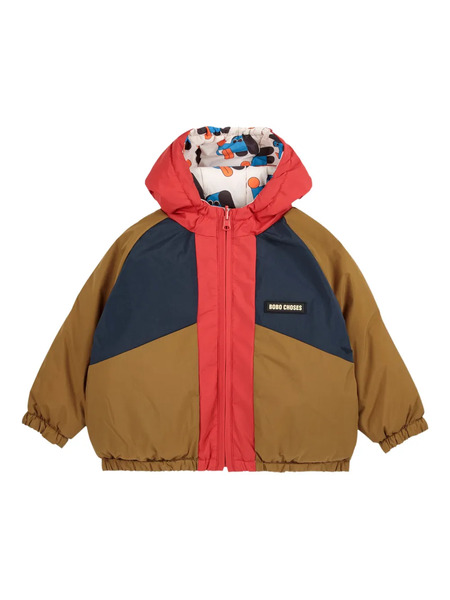  Bobo Choses Dog-print Padded Jacket - Brown 
